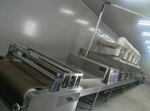 广州嘉禾制药定做的30KW微波干燥杀菌机通过验收