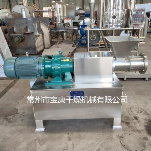 螺杆挤压造粒机、水沫除尘器发往南通通州运行生产