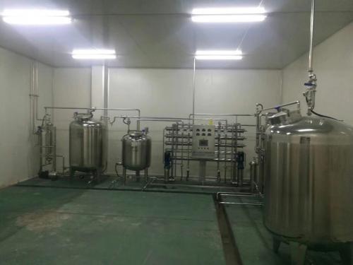 湖北1吨纯水安装现场