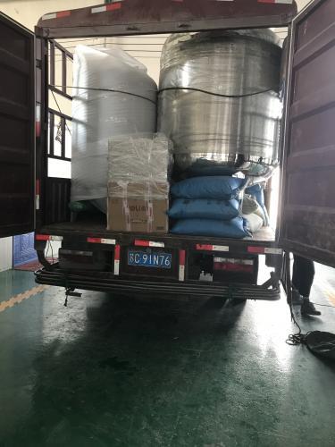 南京天水纯水设备，一级储罐，纯水储罐发往浙江