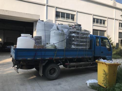南京天水发往江苏的纯水系统工艺管道！