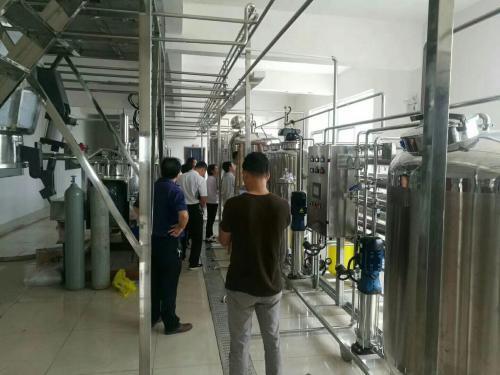 南京天水恭喜德兴客户2吨纯水验收