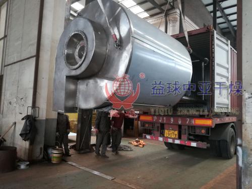 [发货现场]国外客户订购的喷雾干燥机装车发货