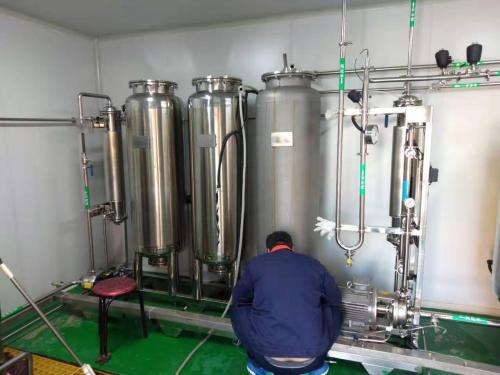 天水机械——河北客户，现场施工中