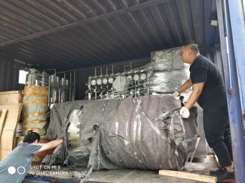 天水机械--杭州客户0.5T/H纯化水设备准备发货！