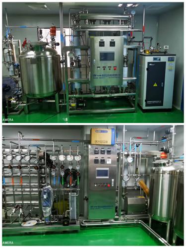 上海客户，0.5t/h纯化水，200L注射水，安装成功！！