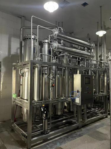 南京客户，多效蒸馏水机顺利完工！