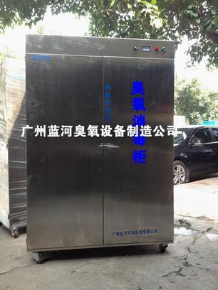 湖南济草堂金银花饮料公司采购广州蓝河大型臭氧灭菌柜